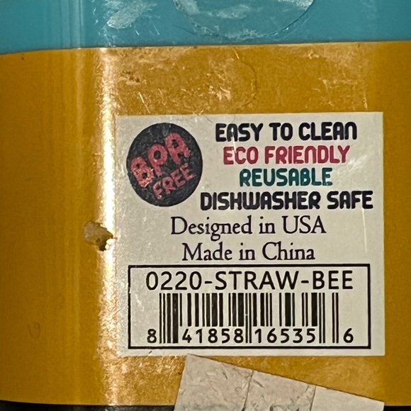 NEW BEE KIND Simply Southern Reusable Straw in plastic case - Picture 6 of 8